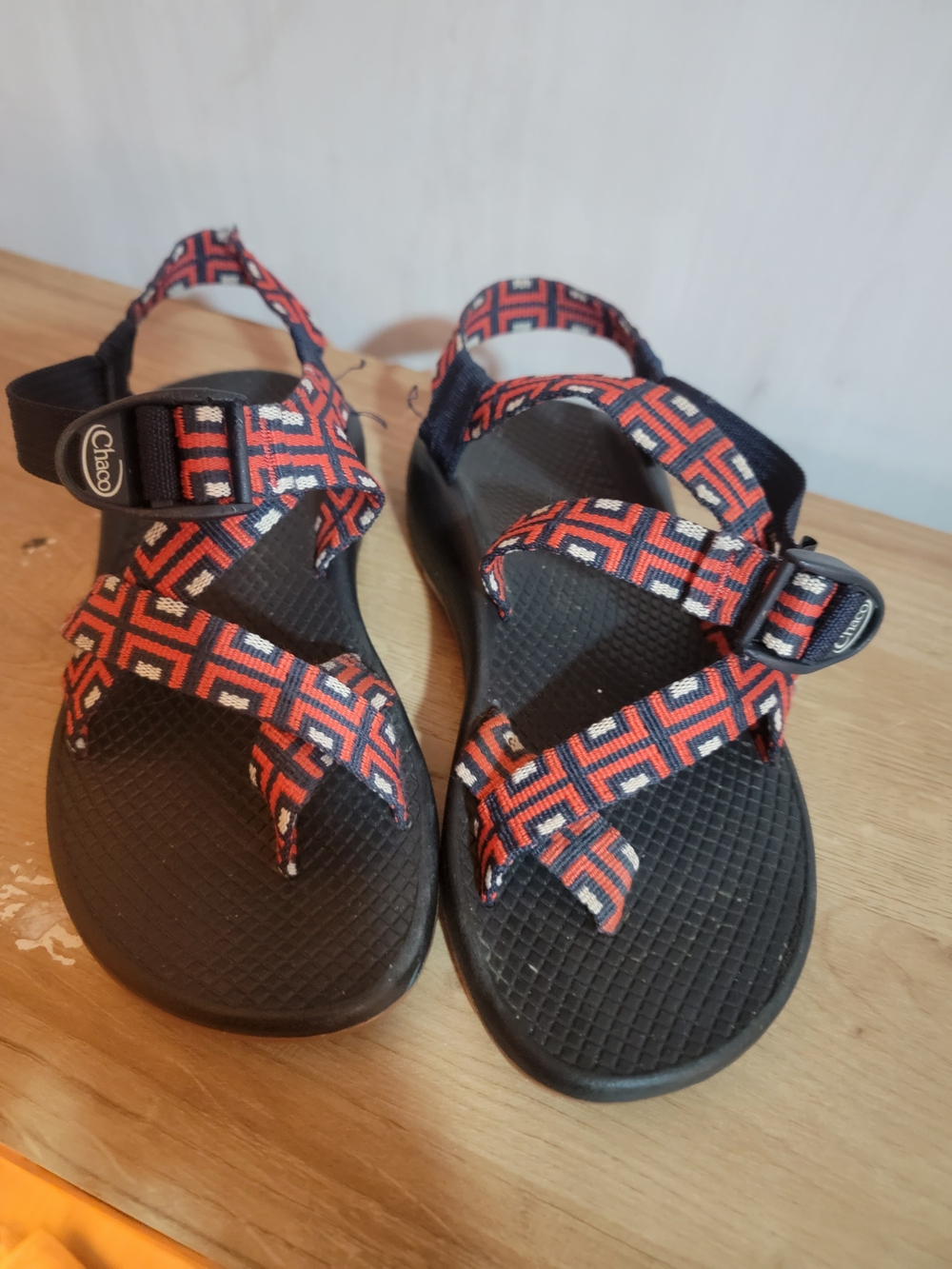 Chaco ' Red Patterned Sport Sandals
